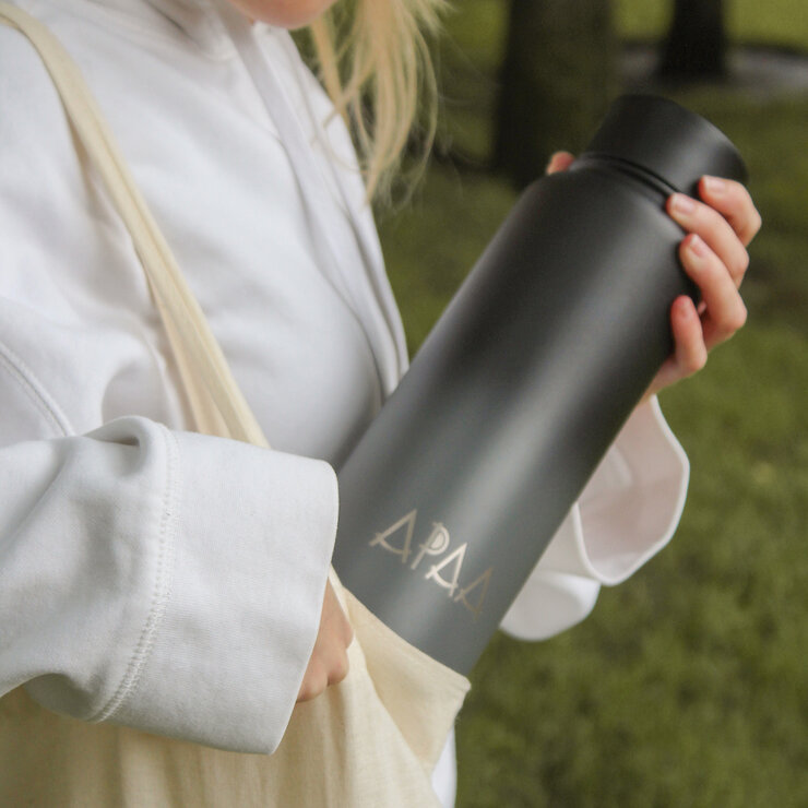 APAA Juego de 2 Botellas Purificadoras de Agua de 1.2L + Accesorios