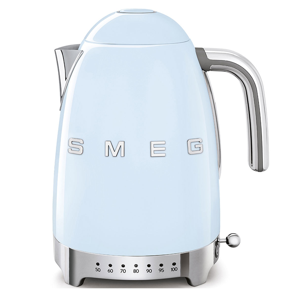 Smeg, Tetera Eléctrica con Temperatura Variable, azul