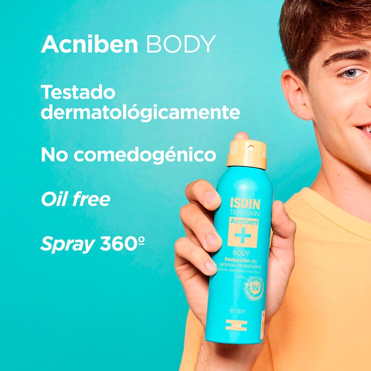 Isdin Acniben Body reduccion de granos corporales spray 150Ml