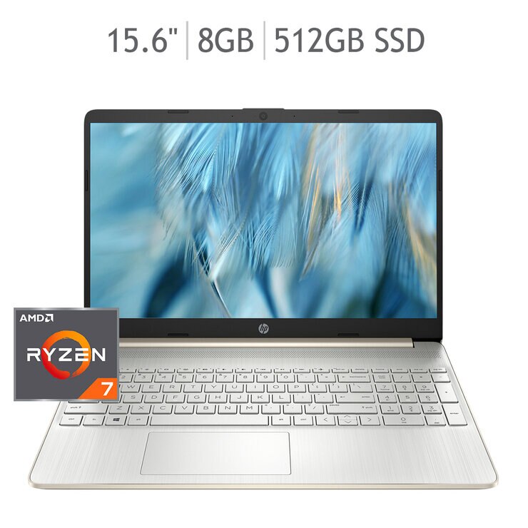 HP Laptop 15-ef2505la 15.6" HD AMD Ryzen 7 8GB 512GB SSD
