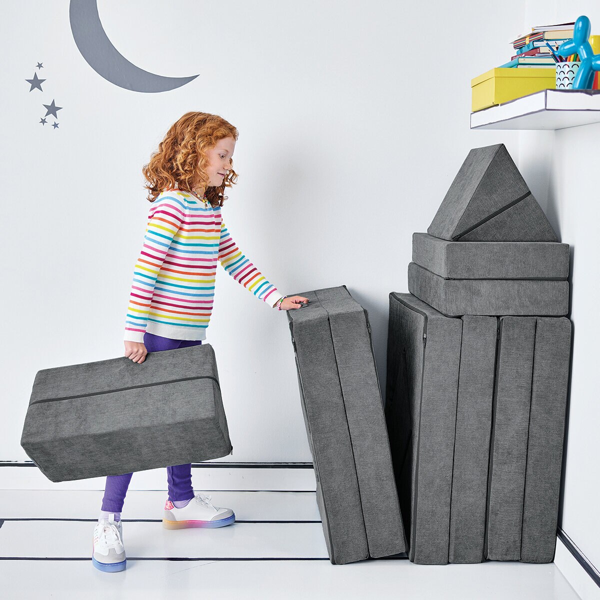 Yourigami, Colchoneta para Niños Color Gris