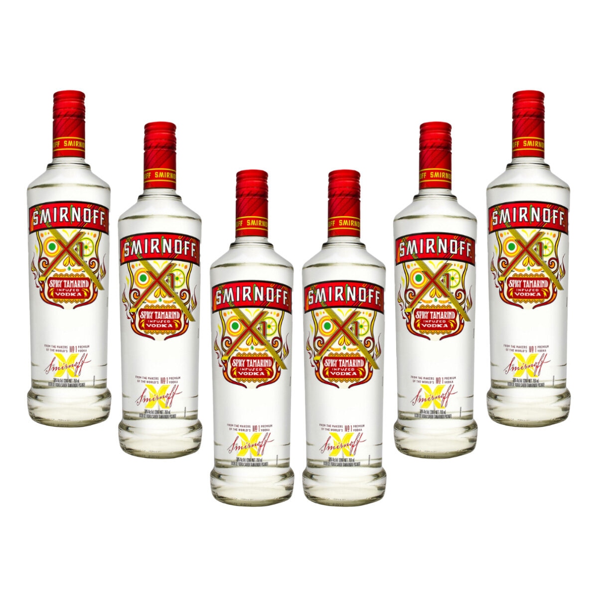 Vodka Smirnoff Tamarindo 6/750ml