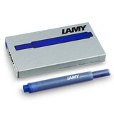 Lamy kit pluma fuente de alumino anodizado con cartuchos y block de notas