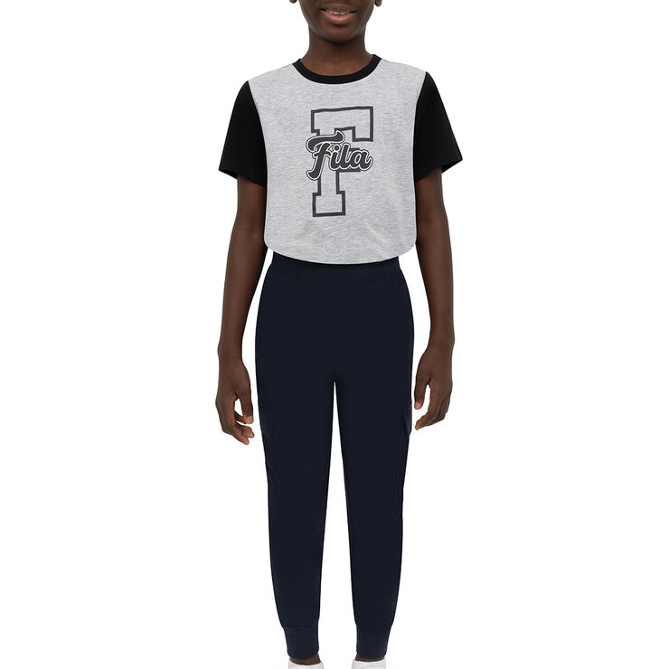 Fila Pants tipo jogger 2 piezas para Niños Azul / Trigo 14 / 16 Años Fila Pants tipo jogger 2 piezas para Niños Azul / Trigo 14 / 16 Años