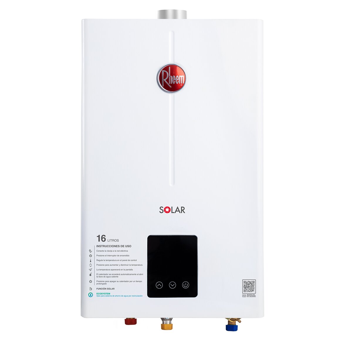 Rheem, Calentador de Agua Instantáneo16 LT- Gas LP