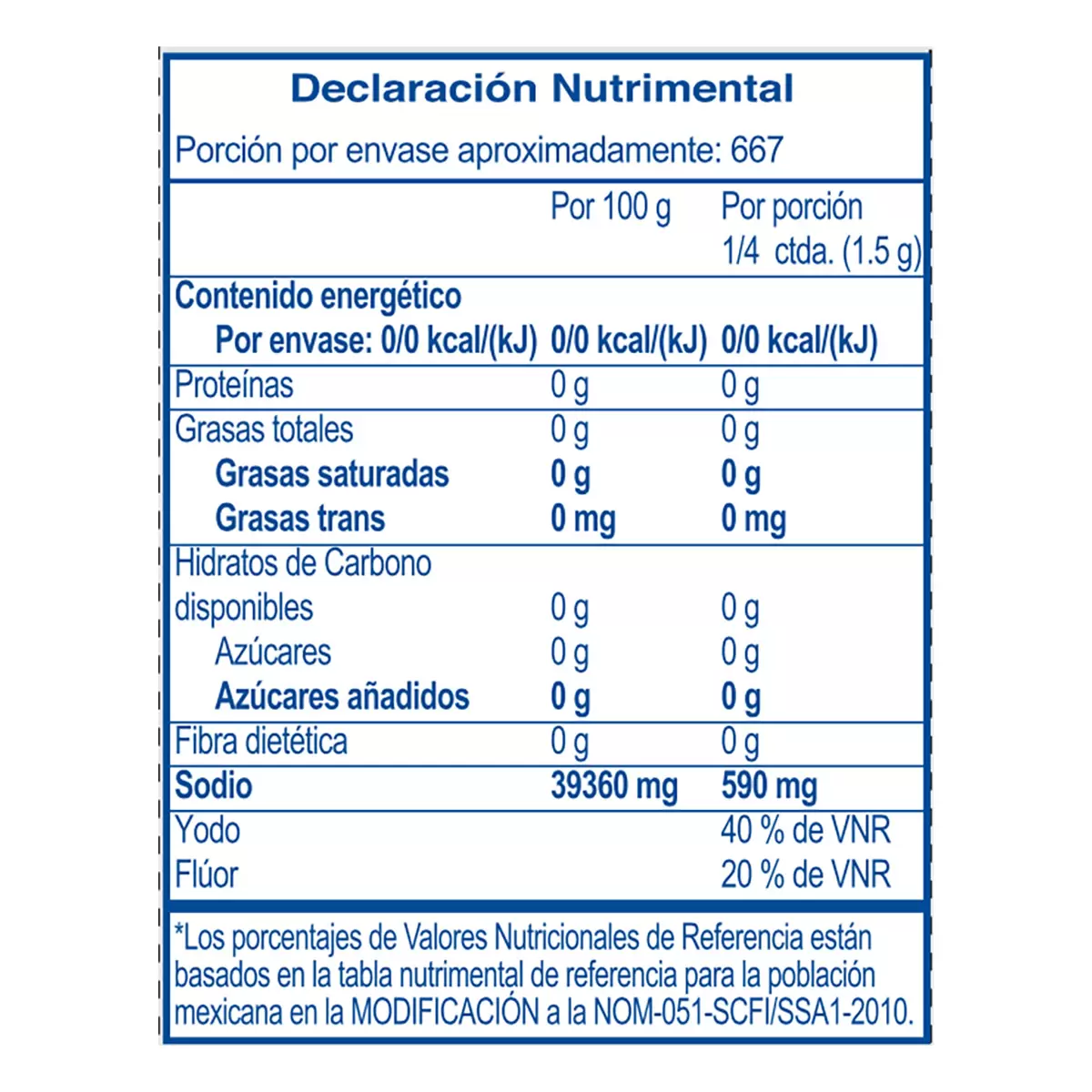 La Fina Sal en Bote 4 pzas de 1 kg