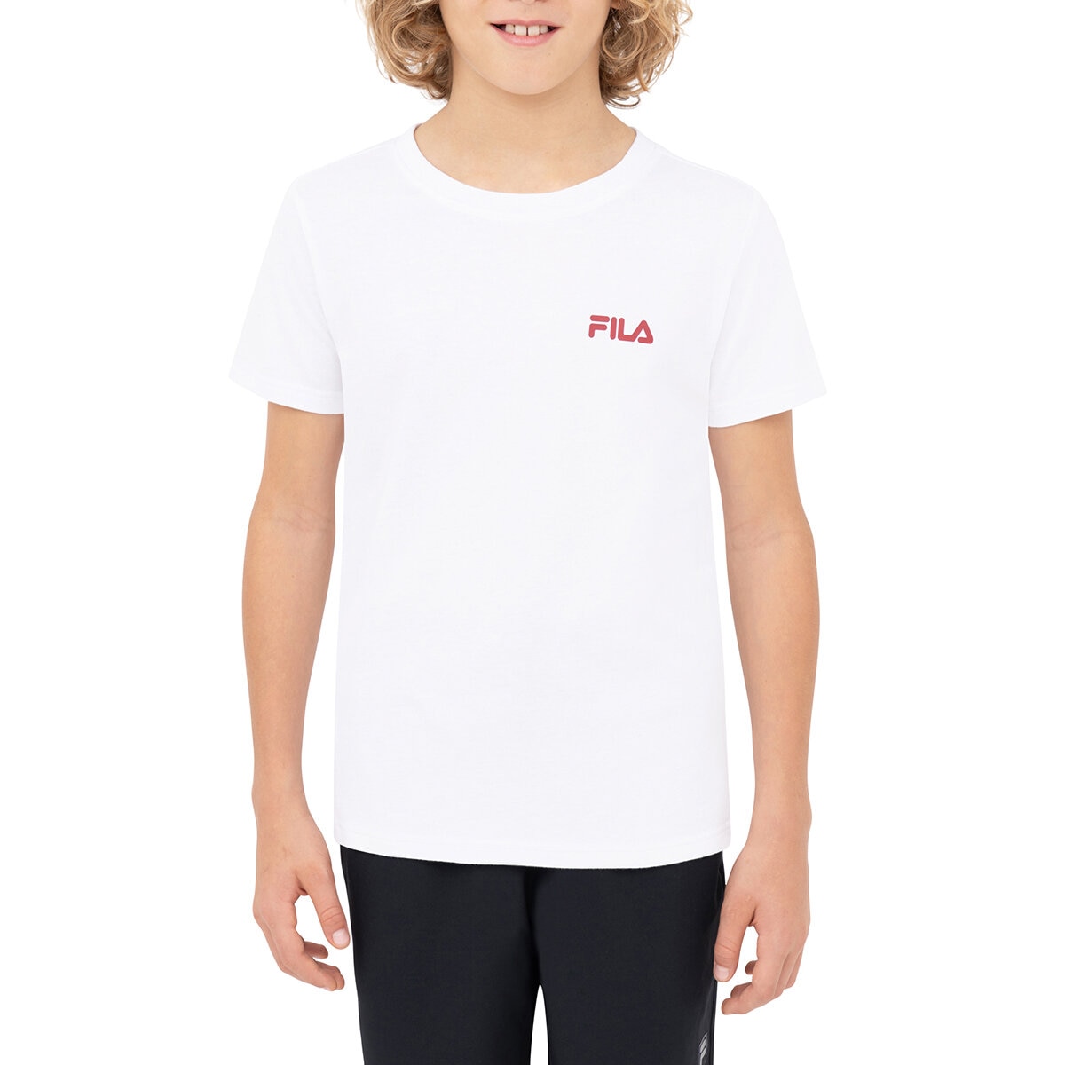 Fila Playera para Niños 3 piezas Negro / Rojo / Blanco 7 / 8 Años