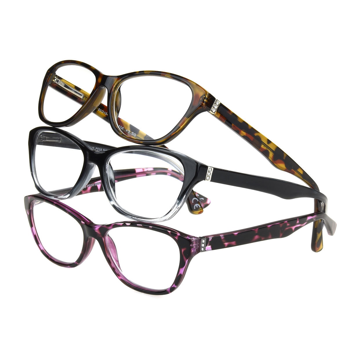 Design Optics, Lentes de Lectura, Dioptría 3.00, Jana, 3 Piezas