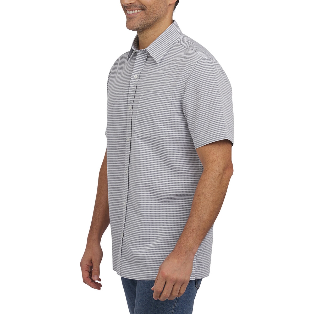 Lands End Camisa para Caballero Azul Chica Lands End Camisa para Caballero Azul Chica