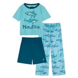 Nautica Pijama 3 piezas para Niños y Niñas Varias Tallas y Colores
