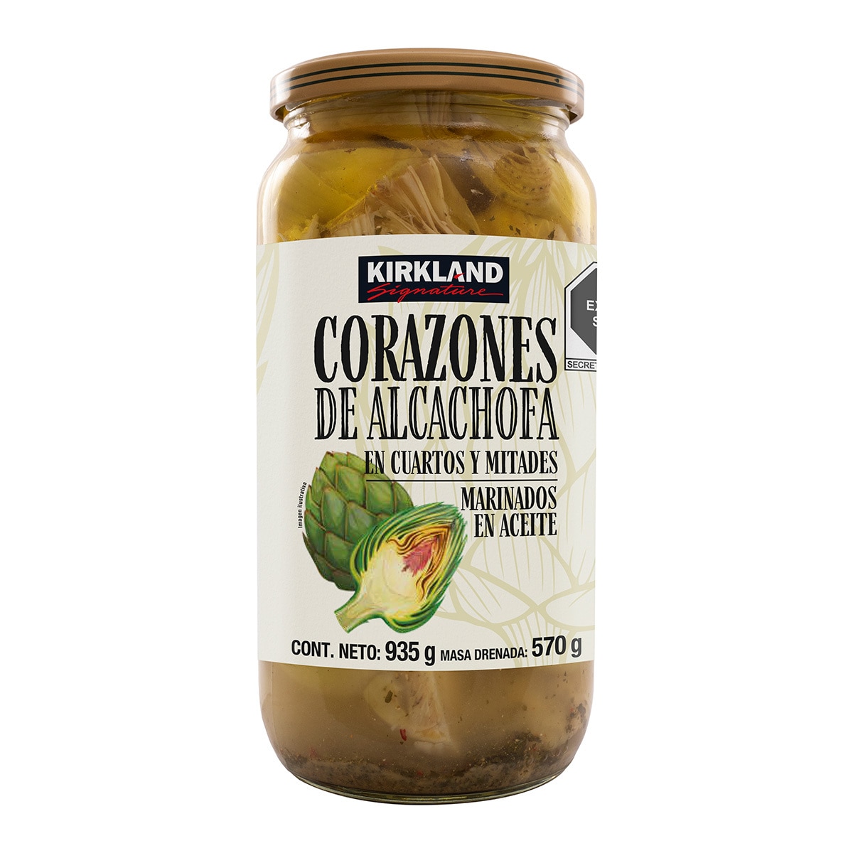 Kirkland Signature Corazones de Alcachofa 2 pzas de 940 g