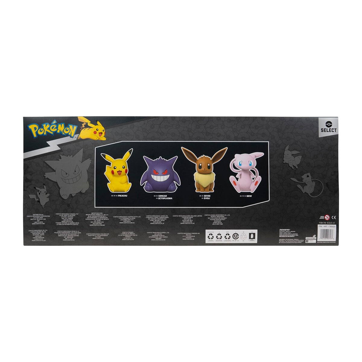 Set de 4 Figuras de Vinilo de Pókemon