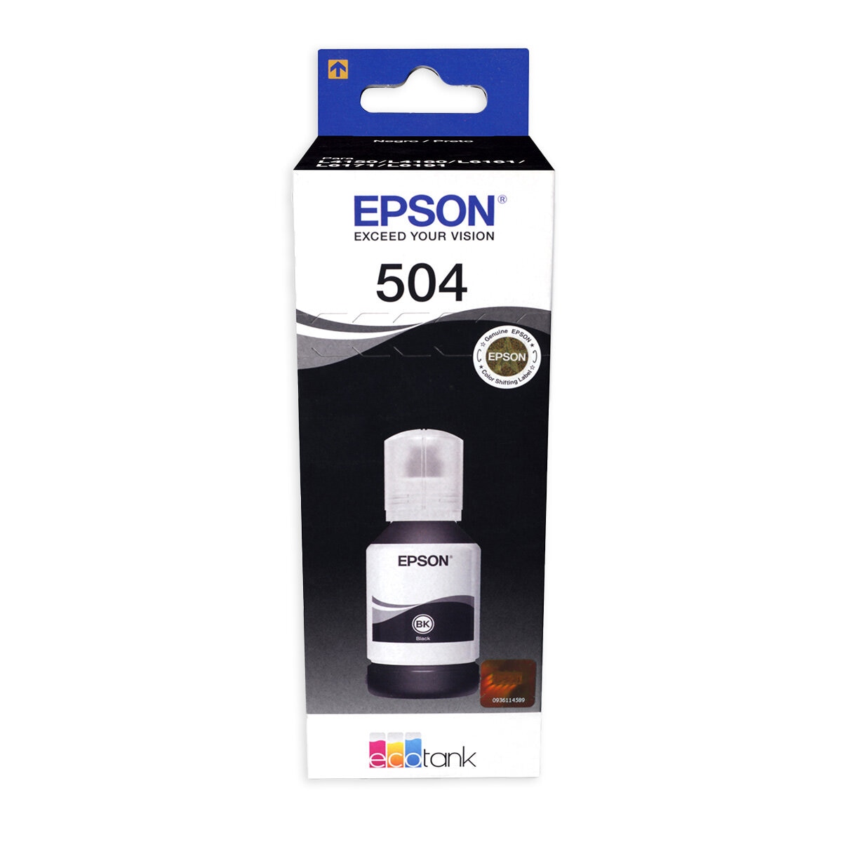 Epson botella de tinta 504 negro
