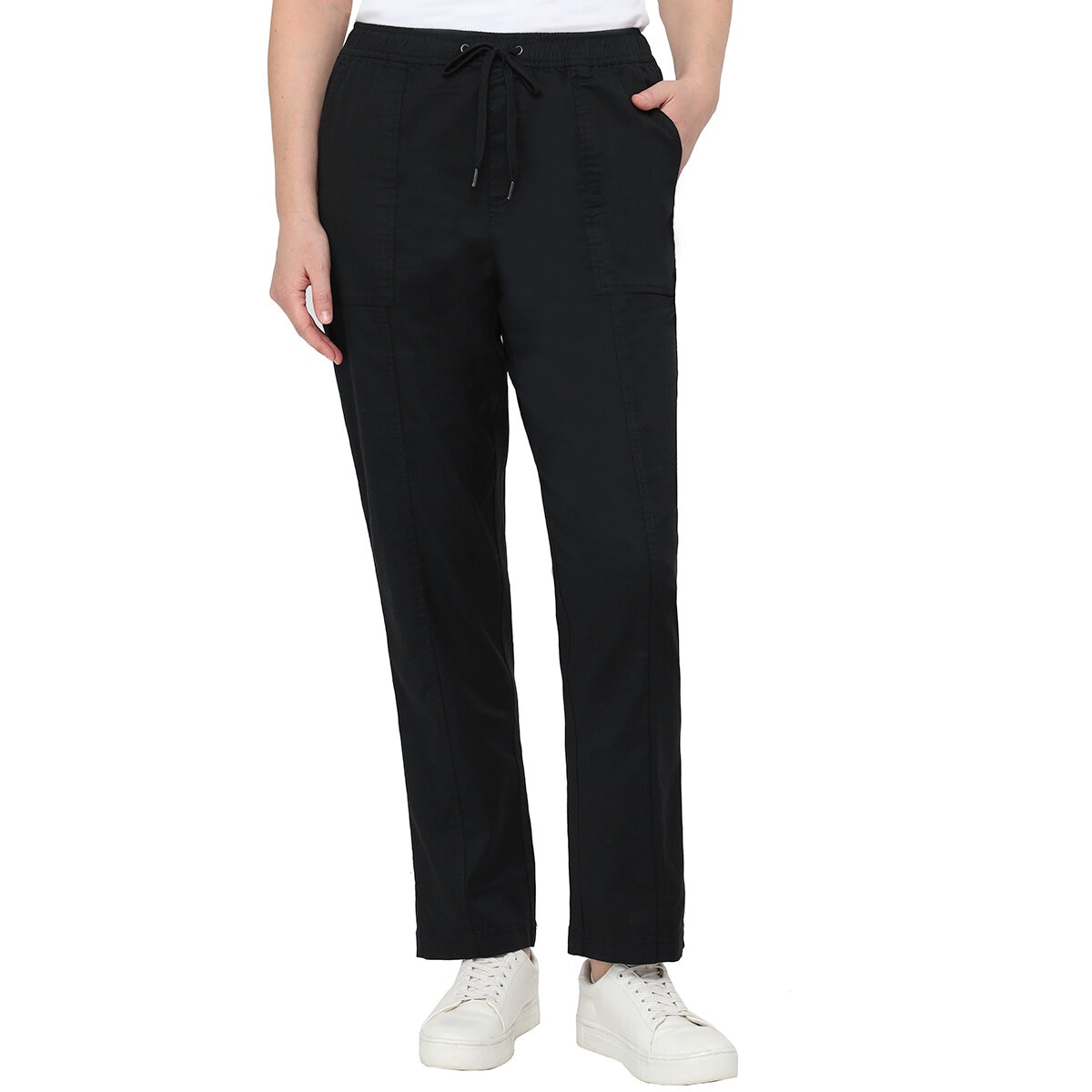 Tahari Pantalones para Dama negro mediana