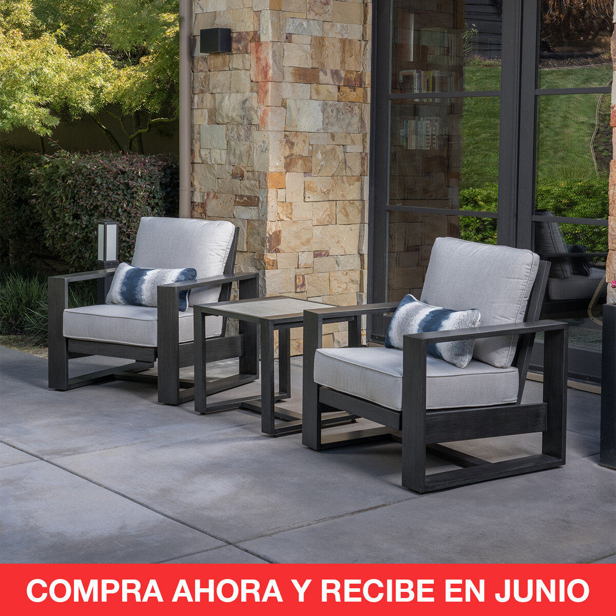 SunVilla, Clifton Juego Tipo Bistro de 3 piezas