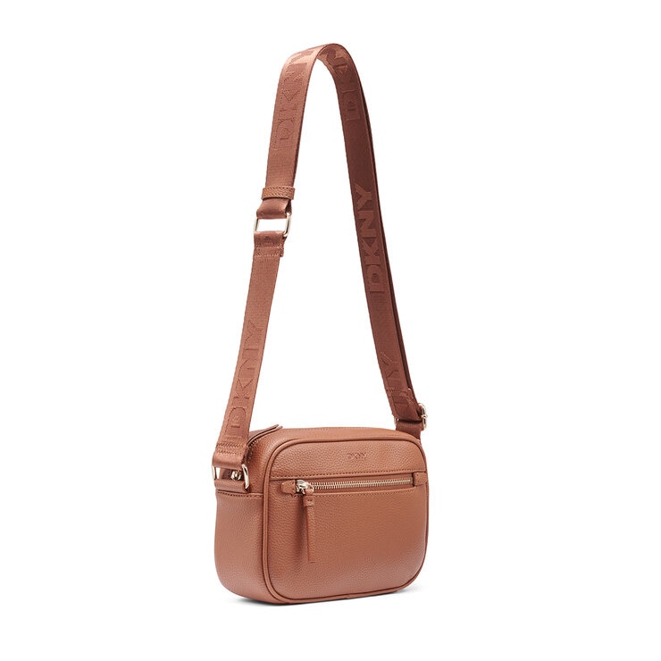 DKNY Bolsa crossbody Café para Dama
