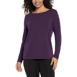 Three Dots Blusa para Dama Morado Mediana