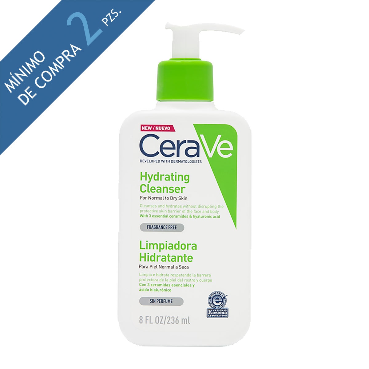 CeraVe Loción Hidratante Limpiadora 236ml Costco México