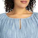 Boston Traders Blusa para Dama Azul Extra Chica Boston Traders Blusa para Dama Azul Extra Chica