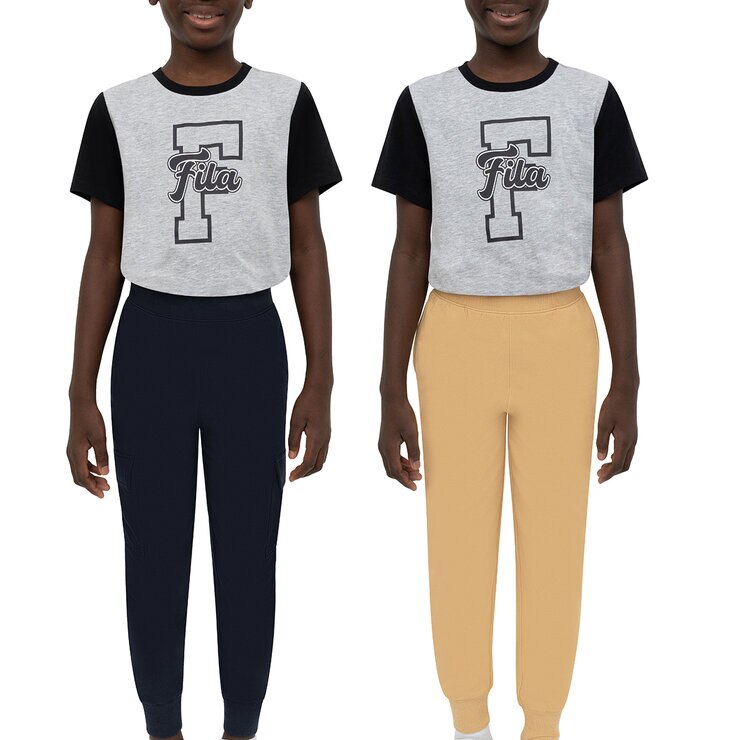 Fila Pants Tipo Jogger 2 Piezas para Niños y Niñas Varias Tallas y Colores