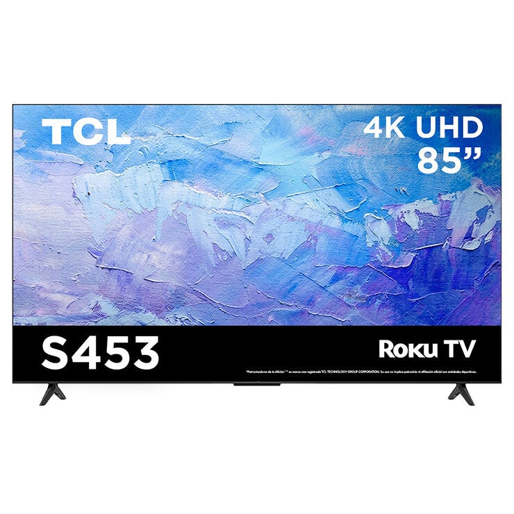 TCL Pantalla 85" UHD 4K Roku TV 85S453 TCL Pantalla 85" UHD 4K Roku TV 85S453