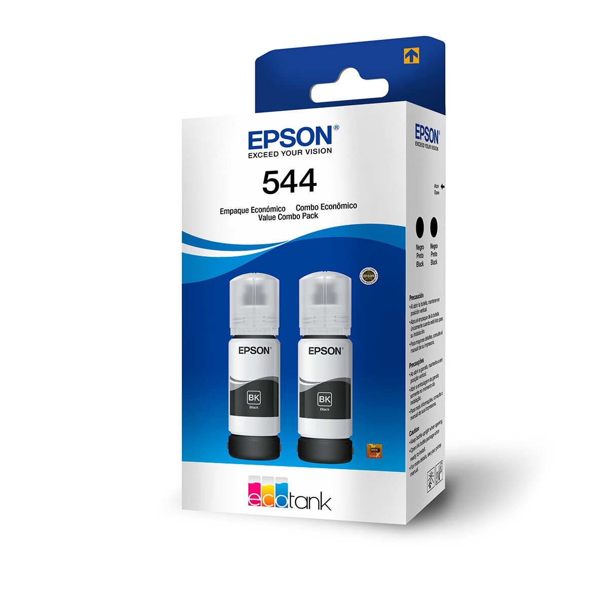 Epson Paquete de 2 Tintas Color Negro Ecotank 544