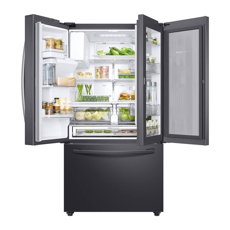 Refrigerador Samsung de 28' French Door con metal cooling, color acero