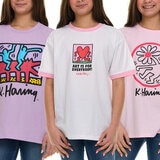 Keith Haring Playera 3 piezas para Niños y Niñas Varias Tallas y Colores