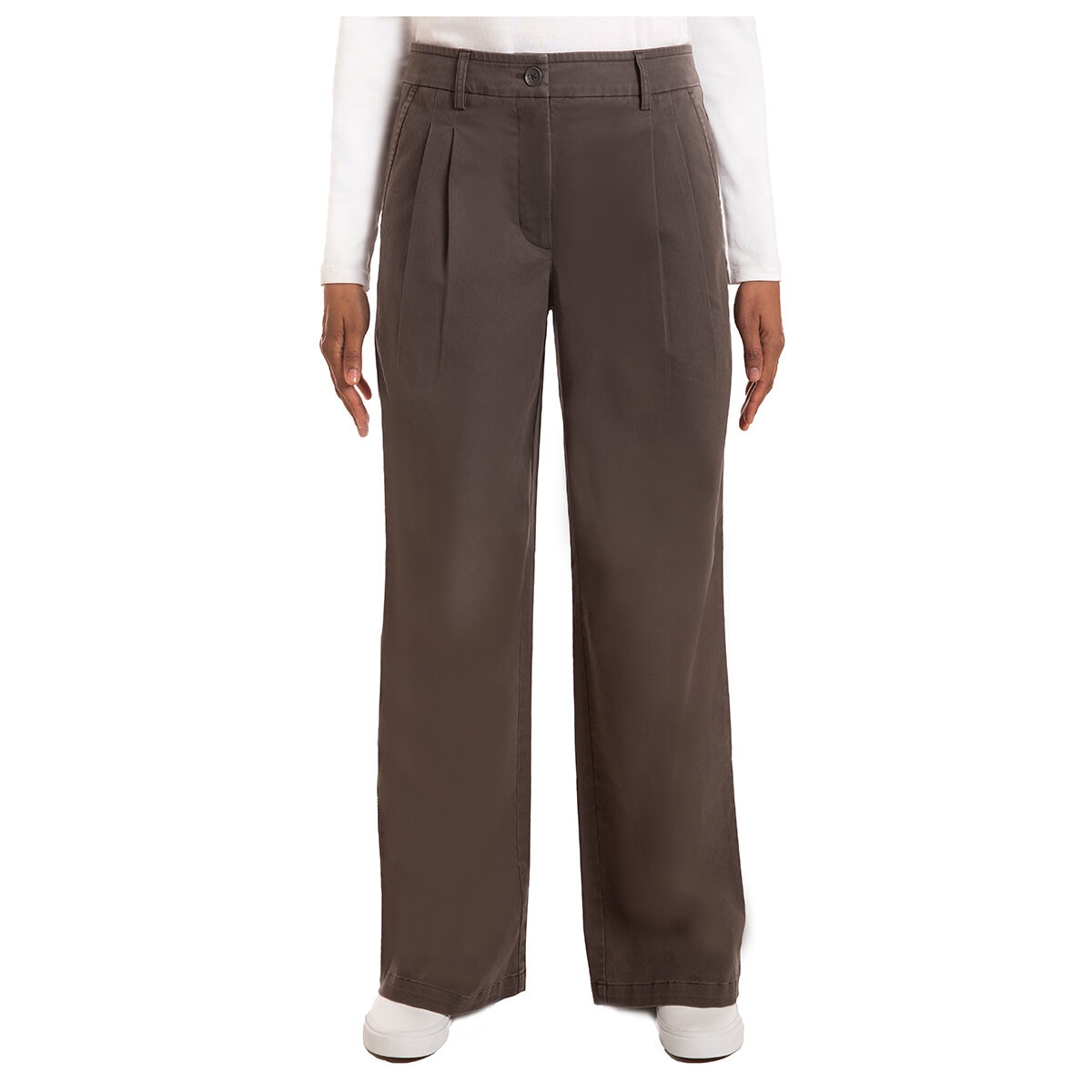 Mario Serrani Italy Pantalones para Dama gris chica