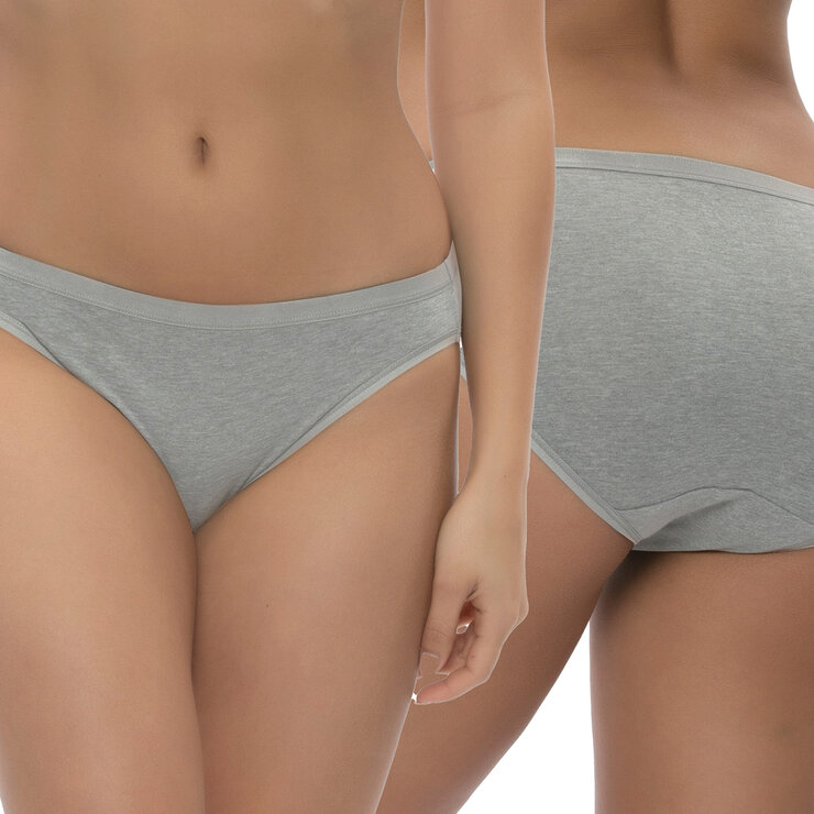 Black Bow Ropa interior para Dama 6 piezas Gris Mediana Black Bow Ropa interior para Dama 6 piezas Gris Mediana