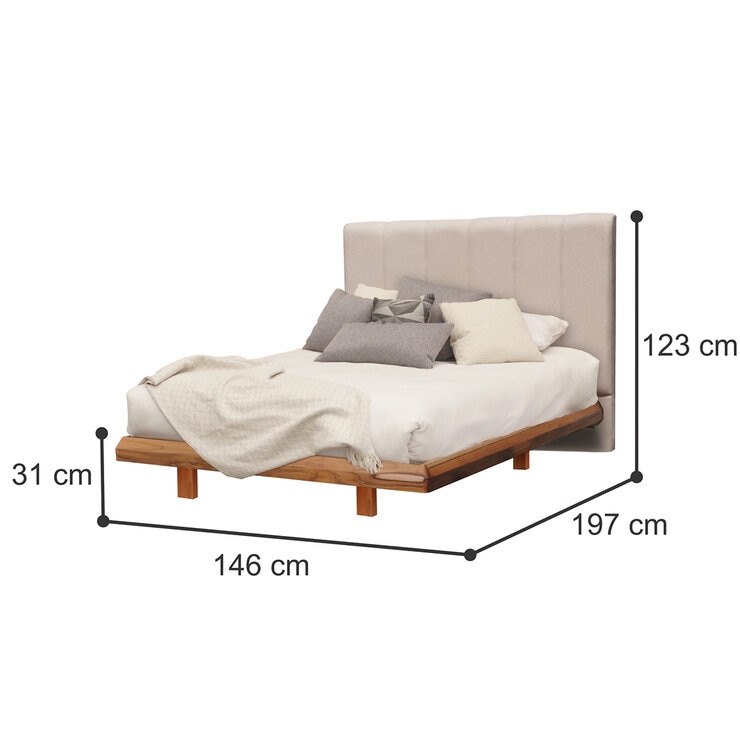 Skanor Muebles, Roma, Cama Matrimonial