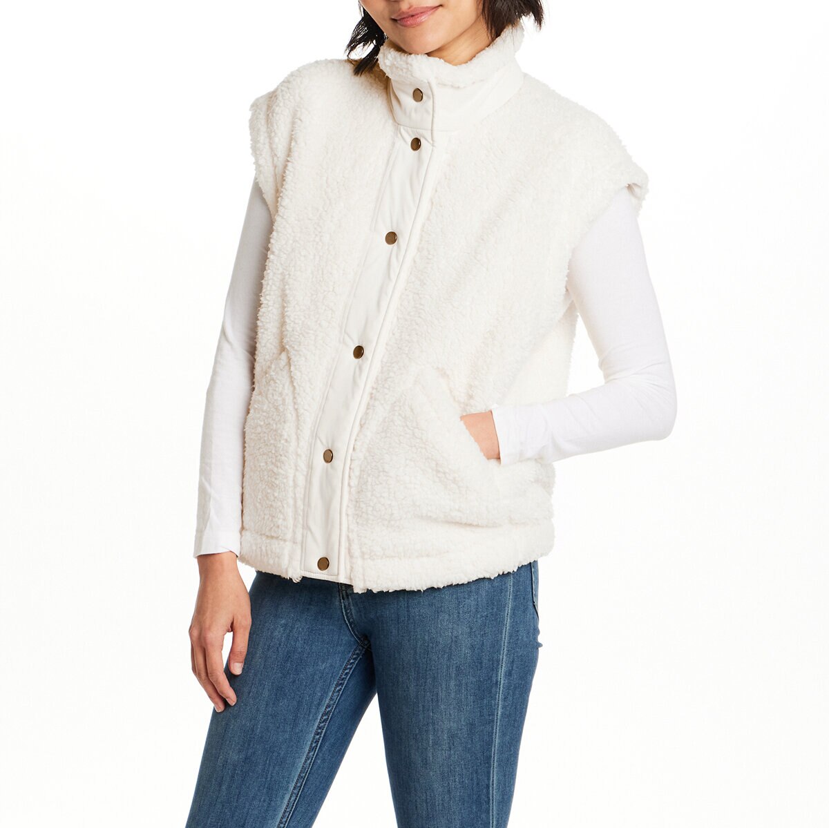 Weatherproof Chaleco para Dama Crema Chica