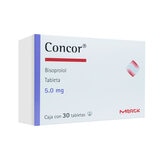 Concor 5.0 mg 30 Tabletas