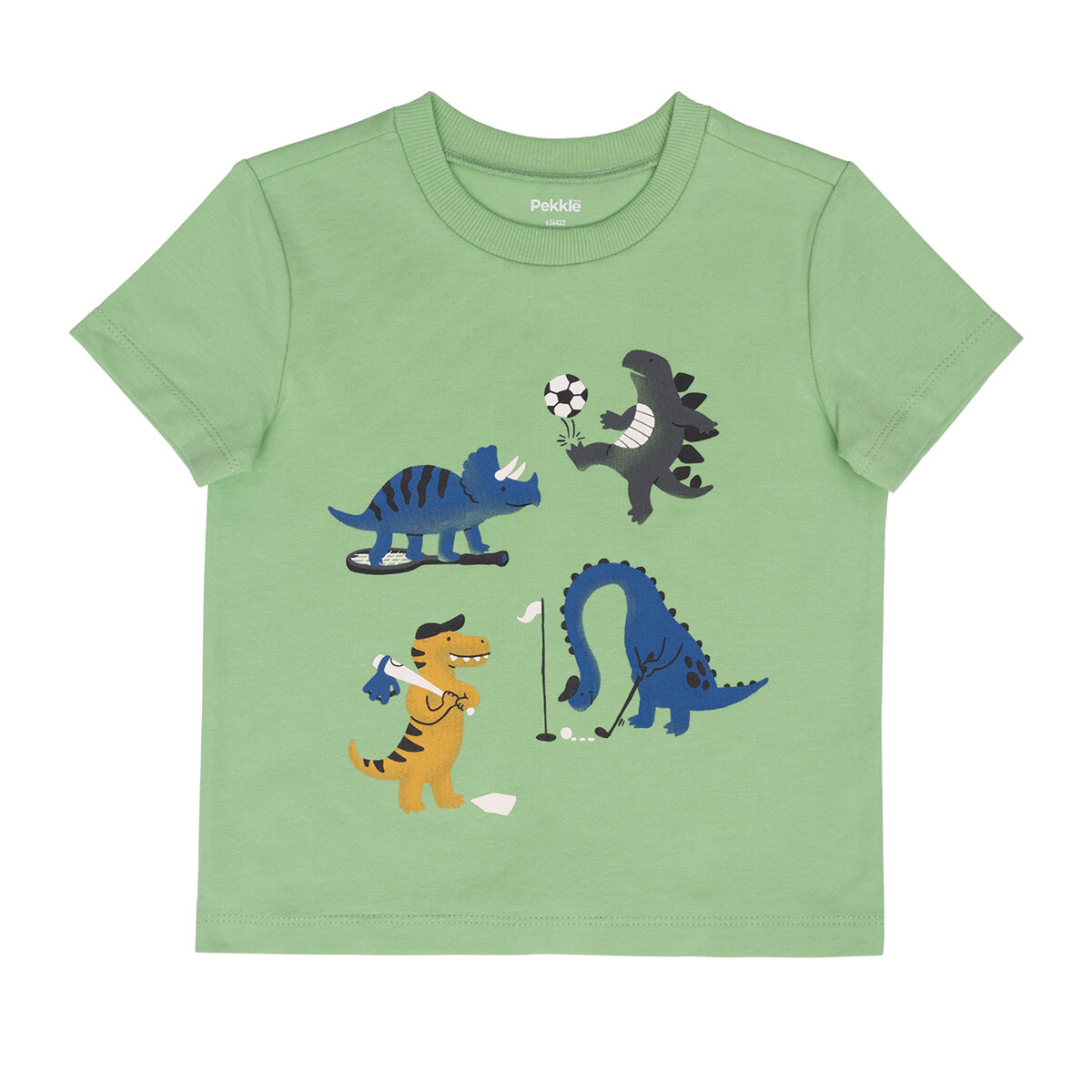 Pekkle Conjunto 4 piezas para Niños y Niñas Dinosaurios 3 Meses