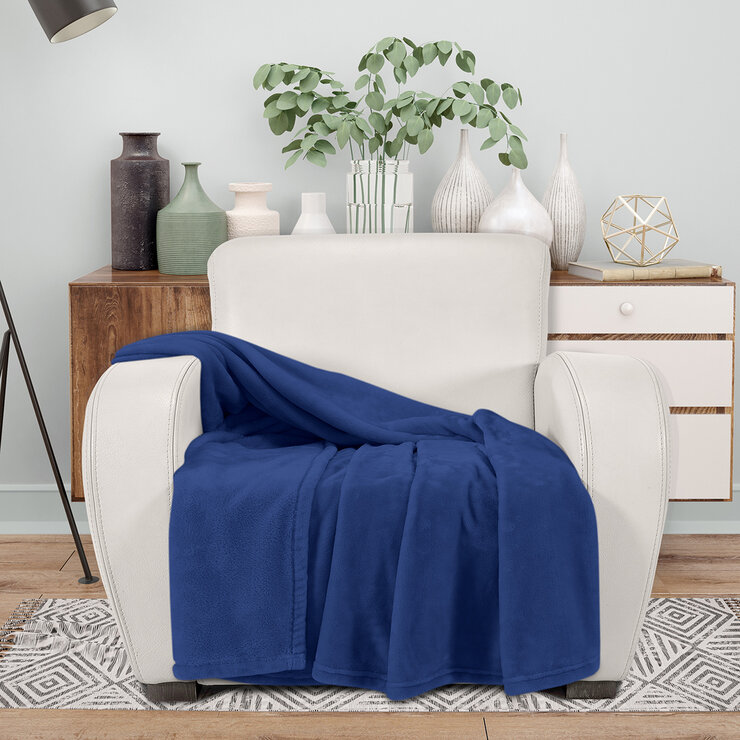 Providencia, Frazada Suave 152 cm x 178 cm, Azul Providencia, Frazada Suave 152 cm x 178 cm, Azul