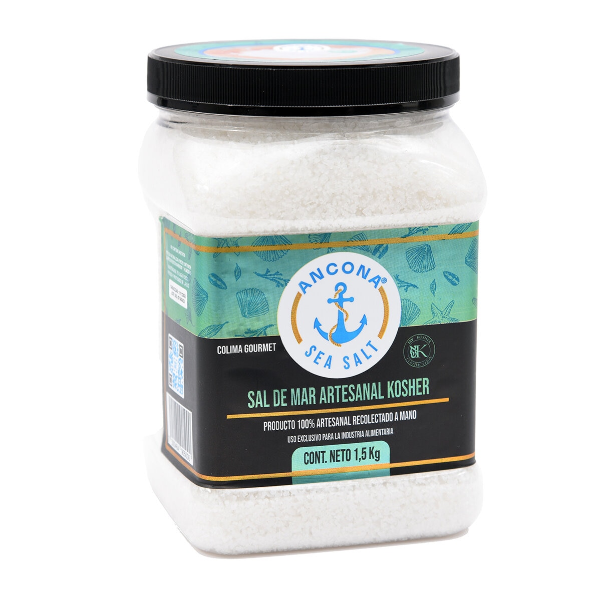 Ancona sal de mar artesanal Kosher 1.5 kg