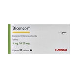 Biconcor 5/6.25 mg 30 Tabletas