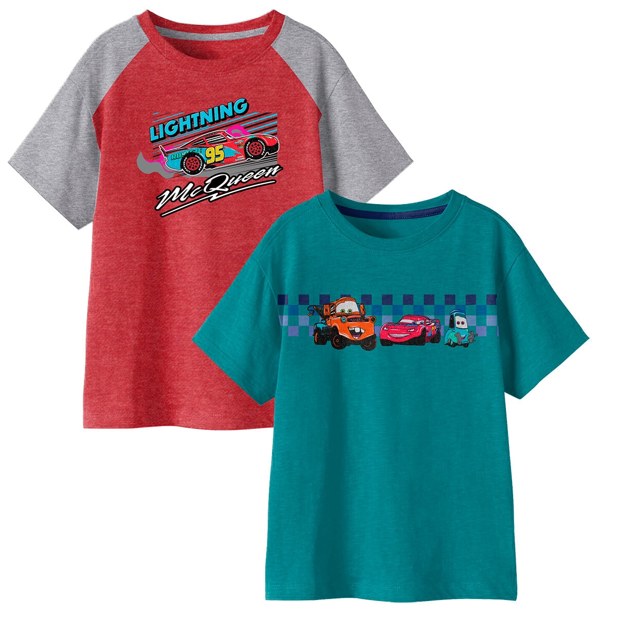 Disney Playera 2 piezas para Niños o Niñas Cars 6