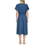 DKNY Vestido para Dama azul extra grande