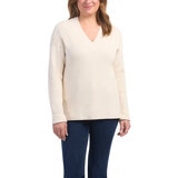 Hilary Radley Suéter para Dama Blanco Chica
