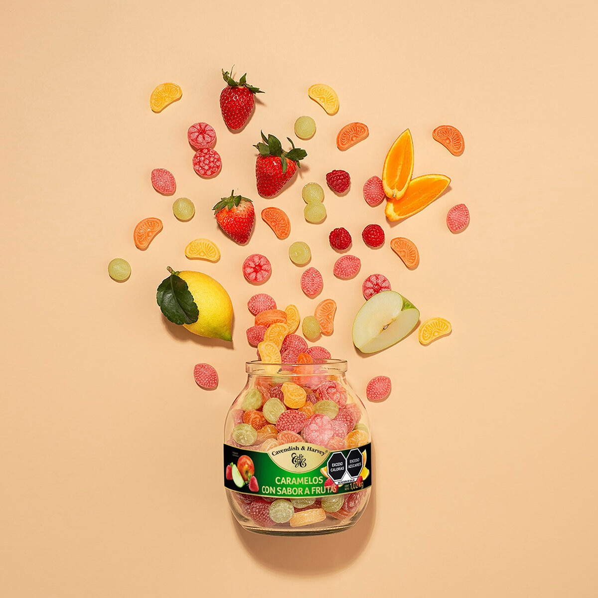 Cavendish & Harvey Caramelos Con Sabor a Frutas Tropicales 1.023 kg