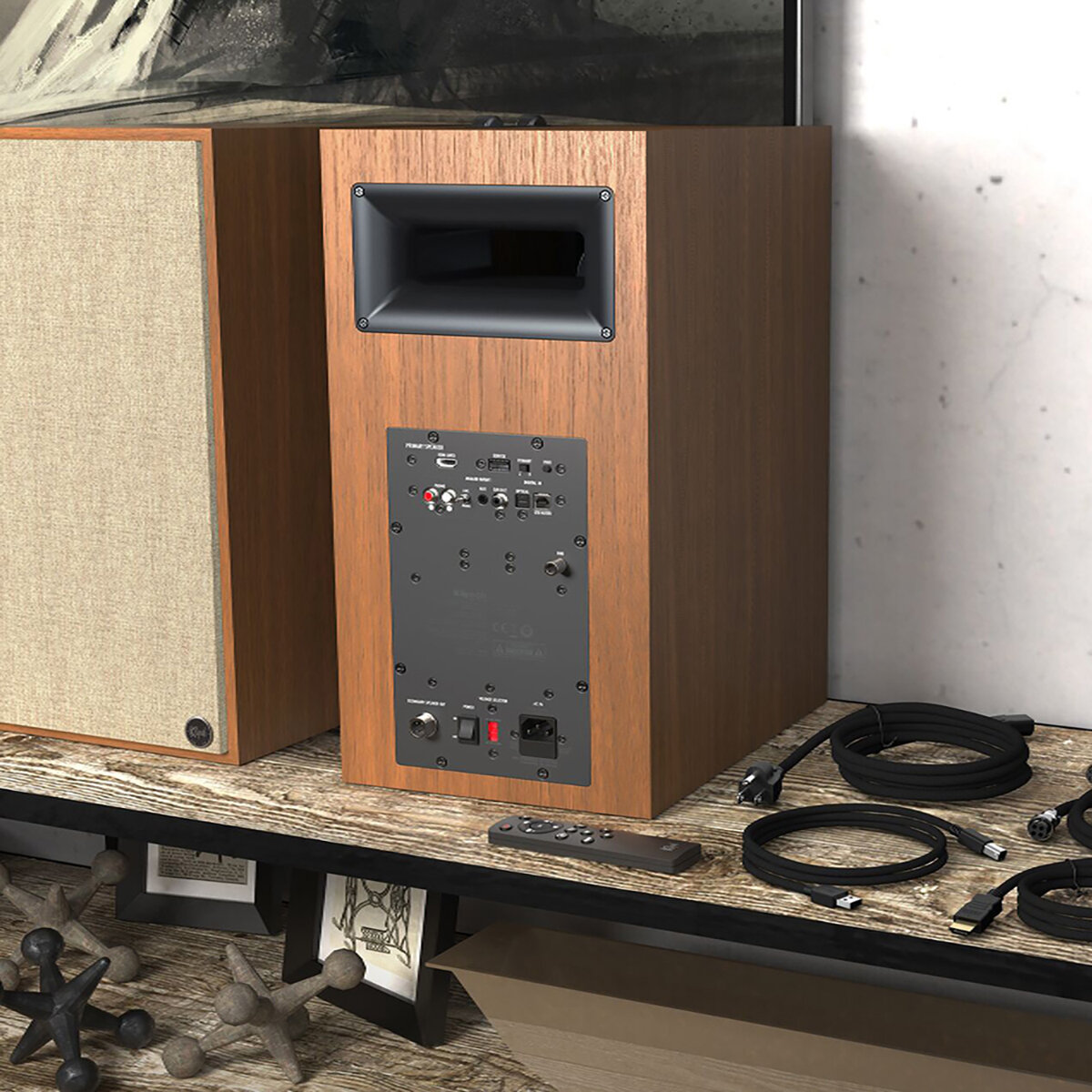 Klipsch The Nines Monitor Activo Walnut 