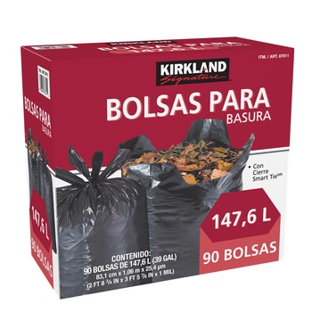 Logar Bolsas Para Basura 200 pzas de 49.2 l | Costco México