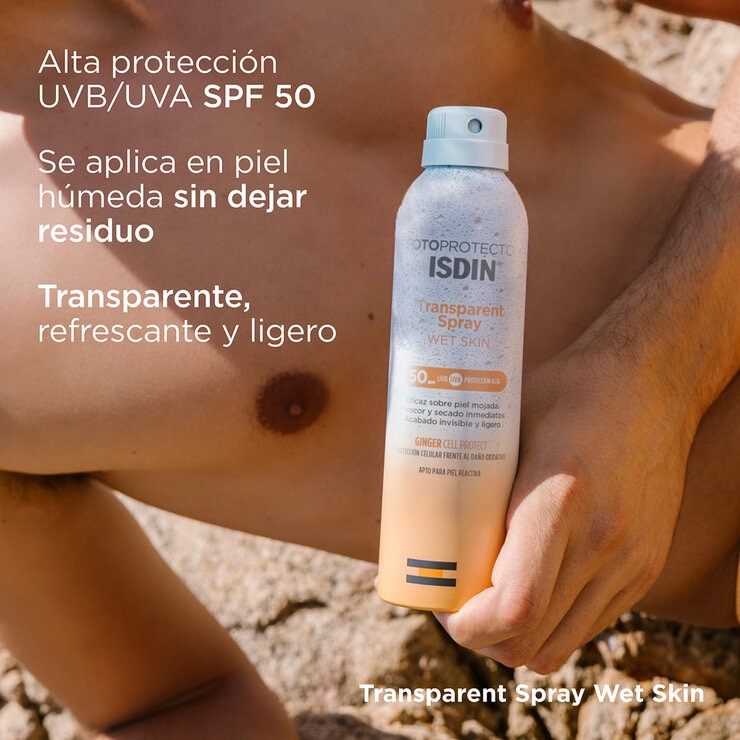 Isdin Fotoprotector Transparent Spray Wet Skin 200 ml