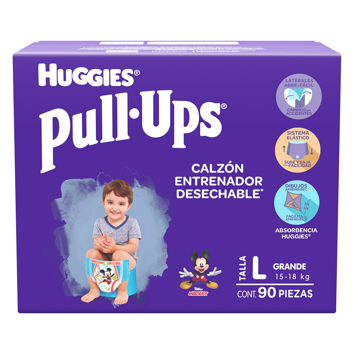 Pull-Ups Calzoncitos Entrenadores Etapa 5 90 pzas