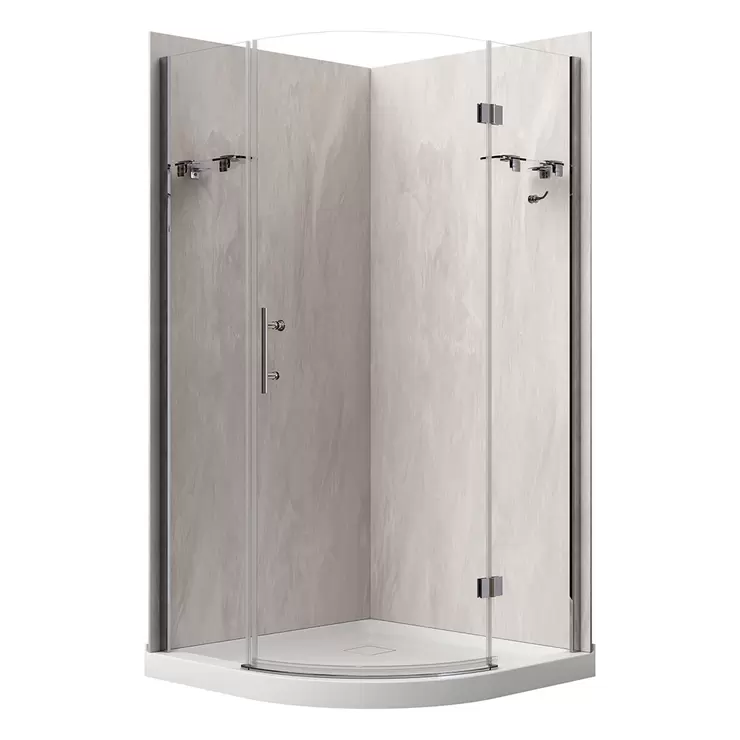 A&E, Cabina para Ducha Ruby Neo-Round 38" - Marmol A&E, Cabina para Ducha Ruby Neo-Round 38" - Marmol