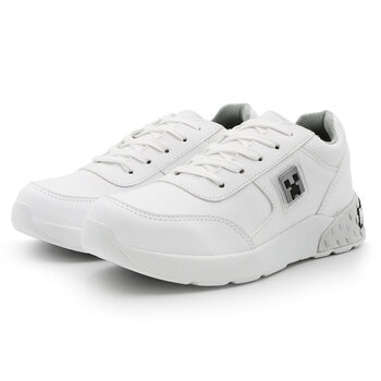 Minecraft, Tenis Color Blanco, para Niño, Varias Tallas