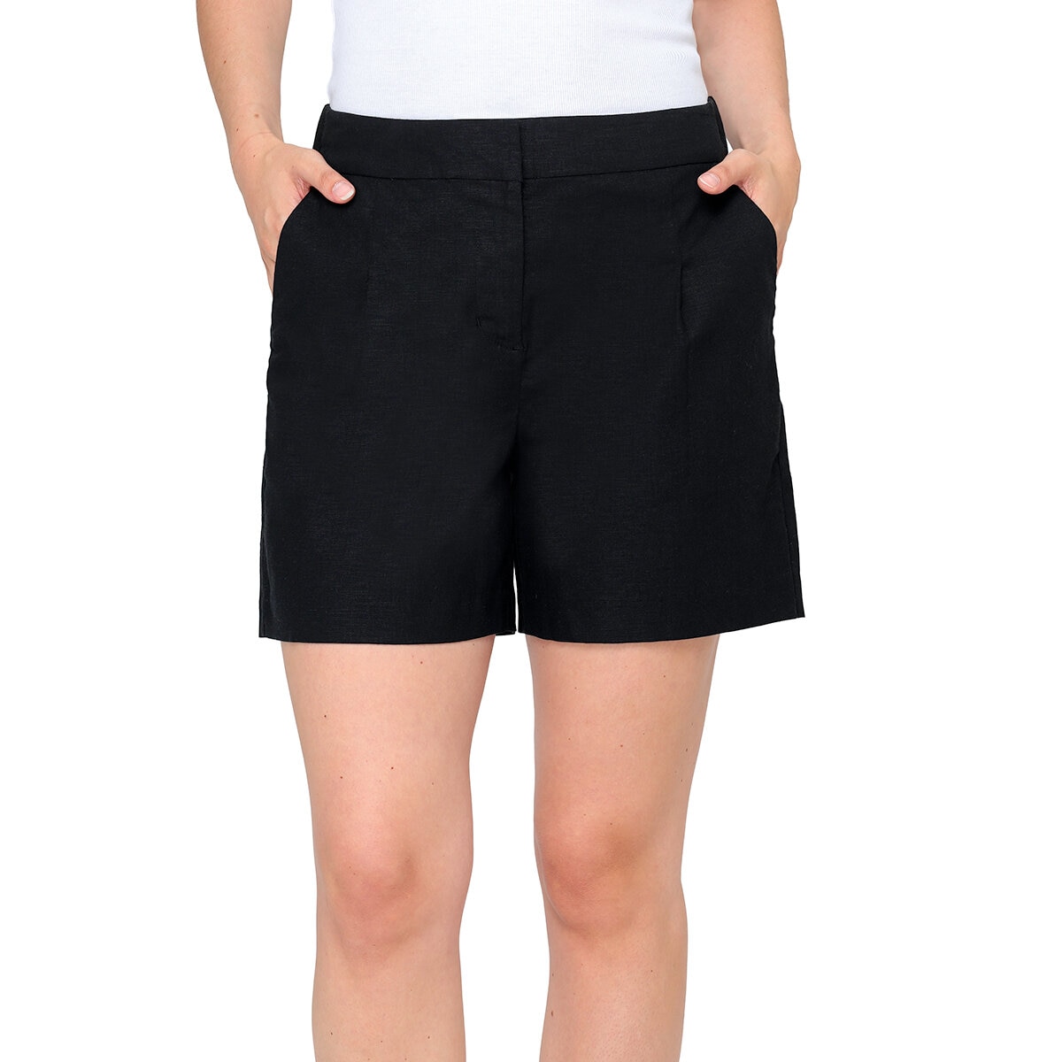 Nicole Miller Original Shorts Tipo Lino para Dama Varias Tallas y Colores