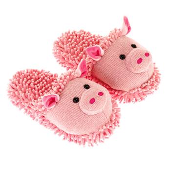 Cozy Home, Pantufla para Dama Fuzzy Puerco Cozy Home, Pantufla para Dama Fuzzy Puerco