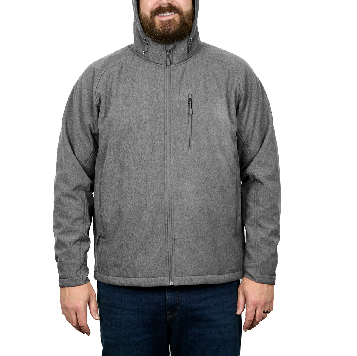 Kirkland Signature Chamarra para Caballero Gris Chica Kirkland Signature Chamarra para Caballero Gris Chica